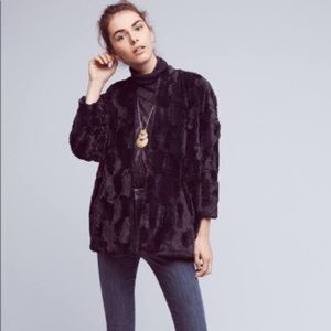 Anthropologie Faux Fur Coat